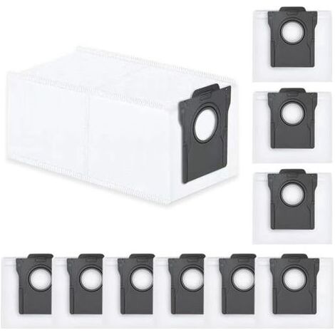 Lot de 10 sacs à poussière 3,2L pour aspirateurs Dreame L10s Pro Ultra Heat, L10s Ultra Gen 2, X40 Ultra – Filtration 99,9% des particules (1/5)