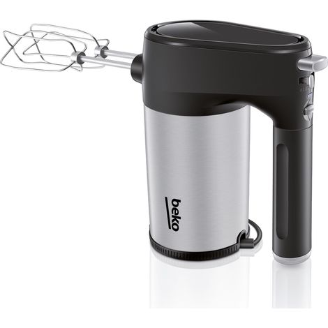 Beko HMM7350X Sbattitore Manuale 350W 5 Velocità Nero e Acciaio Inox con Turbo (1/4)