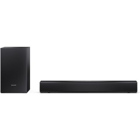 Barre de Son 2.1 canaux avec Caisson de Basses sans Fil, Puissance maximale de 240 W, Bluetooth 5.3, HDMI Arc CEC et Lecture USB (1/5)