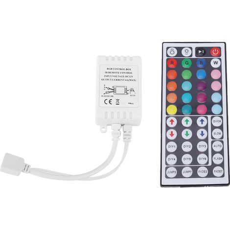 Contrôleur LED RGB - 44 Touches Infrarouge - DC 12-24V - Pour Décoration Maison Et Scène (1/5)