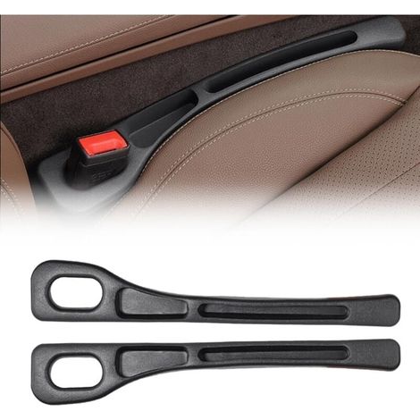 Organiseur de siège auto - Boîte de rangement universelle pour voiture, accessoires pour clés, téléphones, portefeuilles - Design ergonomique et antidérapant (Noir) (1/4)
