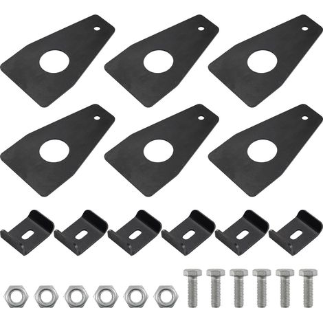 Universal 6 Zoll Dachgepäckträger Dachrinne Halterungen Roof Rack Gutter Mount (1/5)