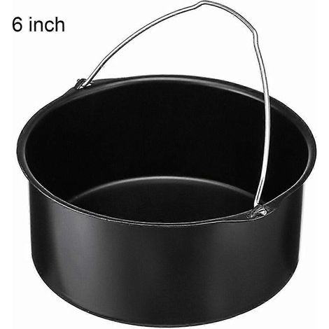 Accessoires pour friteuse à air chaud : moule à gâteau, panier de cuisson pour pain, 15 cm (6 pouces). (1/5)