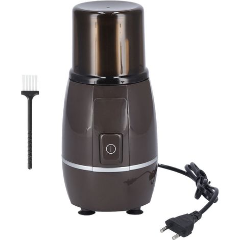 Moulin à café électrique portable avec lames en acier inoxydable - pour grains et noix - Prise UE 220V (1/5)