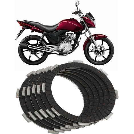 Disques d'embrayage à 6 disques adaptés à la Honda CG125