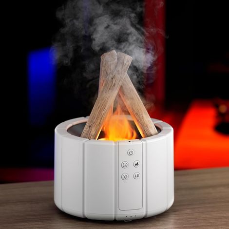 Humidificateur Bonfire 250 ml avec télécommande, diffuseur d'huiles essentielles, diffuseur à flamme silencieuse, diffuseur d'huiles parfumées pour aromathérapie (1/5)