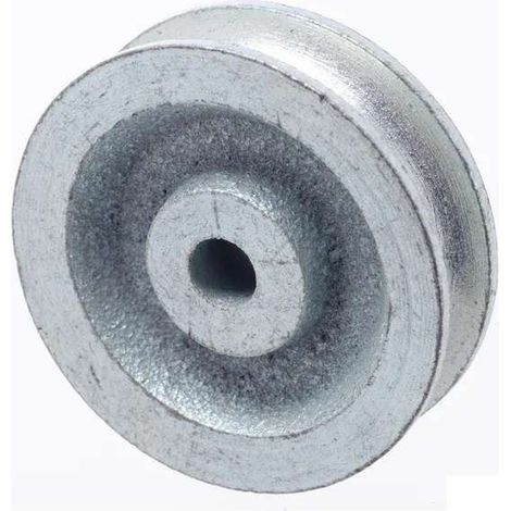Cyclingcolors – Galet pour poulie enrouleur de câble en fonte Ø 40mm – Charge max 5mm – Largeur totale 12mm – Diamètre trou central 6mm
