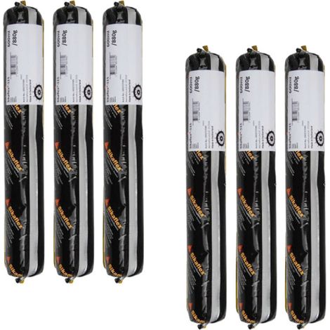 Juego de 6 selladores universales para vehículos comerciales - SIKA Sikaflex 515 - Blanco - 600ml