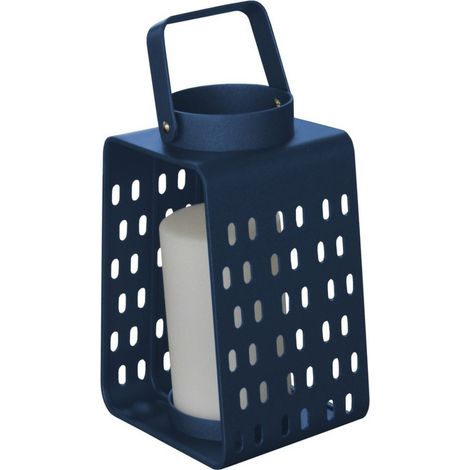 PROLOISIRS Lampe intérieur/extérieur GM (grand modèle) alu - bleu 19 x 32 x 15 cm