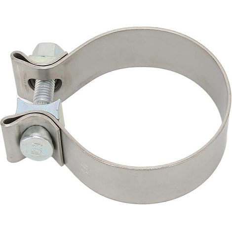 Colliers de serrage universels pour joints d'échappement, colliers de serrage antirouille pour silencieux, haute dureté, pour collecteur d'échappement, 3 pouces (1/5)