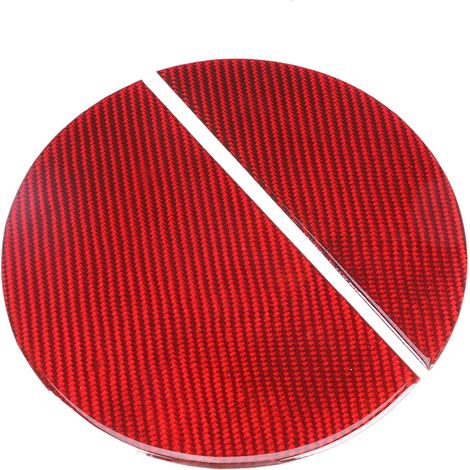 Protège-réservoir en fibre de carbone, autocollant de garniture pour Ford Mustang 2015-2019 (1/5)