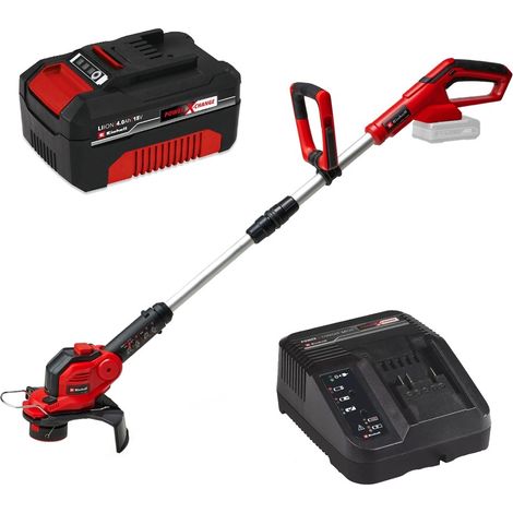 Einhell PXC Cordless Lawn Strimmer 28cm Grass Trimmer GE-CT Li + 1x 4AH Battery