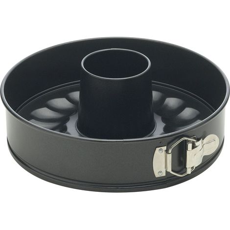 Excelsa 34975 Classic Baking Stampo Tortiera Apribile 2 Fondi, Acciao, 28 cm
