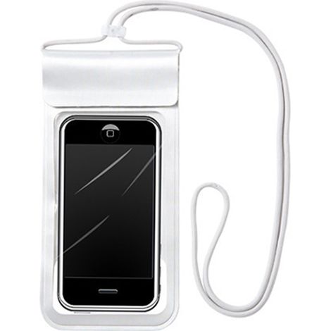 Etui Etanche Pour Telephone Portable - Protection Transparente En Pvc - Compatible Avec Smartphones Jusqu'à 6,5 Pouces - Avec Lanière Et Bracelet Ajustable - 1 Pièce (1/5)