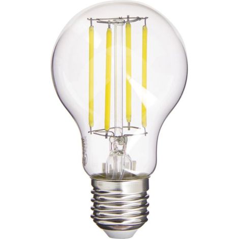 Ampoule à filament LED A60, culot E27, 3,8W (eq. 60W), 806 lumens, Blanc chaud, Classe A (1/5)