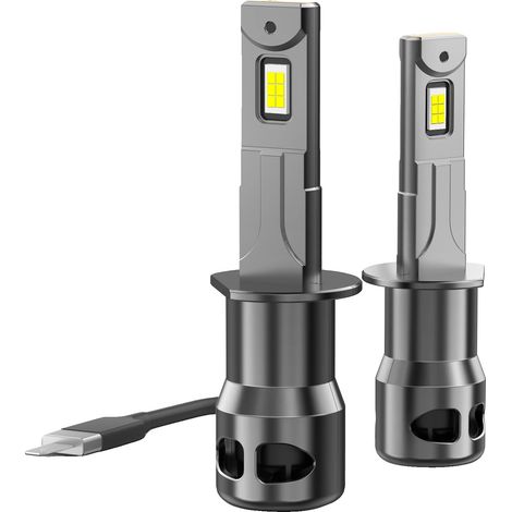 Ampoules de brouillard LED, haute luminosité, longue durée de vie, H1 (1/2)