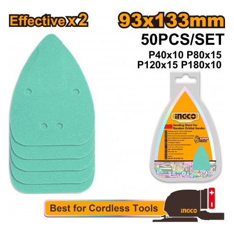 SET 50PZ CARTA ABRASIVA P40-P180 x CDSLI2051