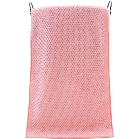 Serviette de bain en velours corail, haute absorption, couleur unie pour salle de bain ou hôtel, rose