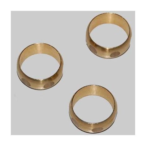 OGIVE IN OTTONE PER TUBO RAME - 16 x 1/2