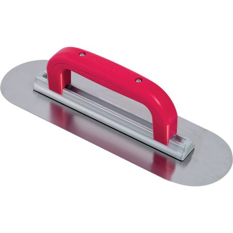 Taliaplast – Platoir chapiste inox 32x10cm double arrondi – Lame en acier écroui pour finition parfaite – Poignée ergonomique – 440333