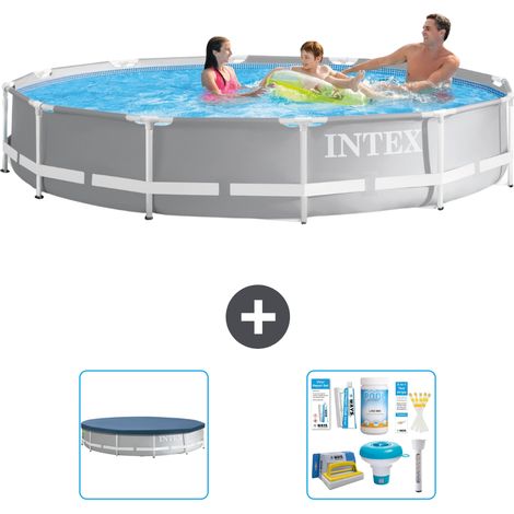 Intex Piscina Prism Frame Rotonda - 366x76 cm - 5-pezzi  S22480