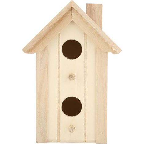 Maison d'oiseau, suspension unique en bois, pour jardin, balcon. (1/5)