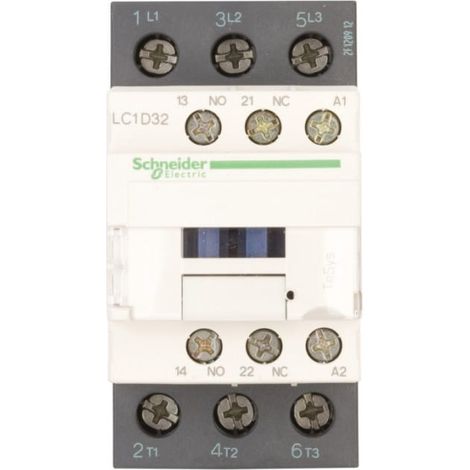 Contattore di potenza TeSys Deca 32A 3P 42V AC 1NO 1NC LC1D32D7