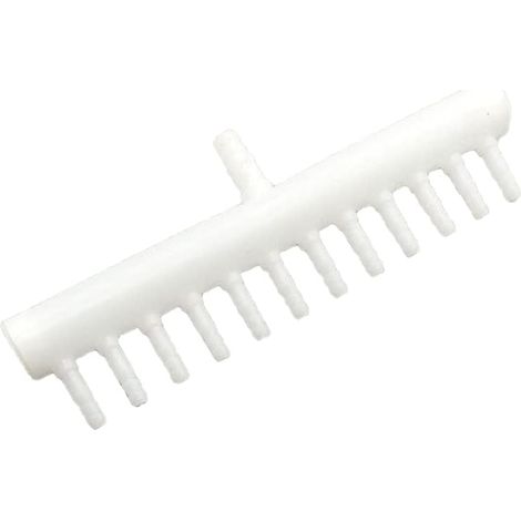Luftstromteiler, Kunststoff, Aquarium, Luftstromteiler, Luftpumpenzubehör, Luftstromteiler, Weiß, 12 Löcher (1 Stück) (1/5)