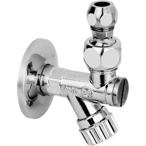 RUBINETTO SOTTOLAVABO A VITONE CON FILTRO A SNODO BUGATTI 1/2"