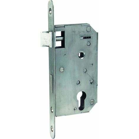 Serrure à larder 1 point inox 304 clé I axe 50 mm - DEVISMES