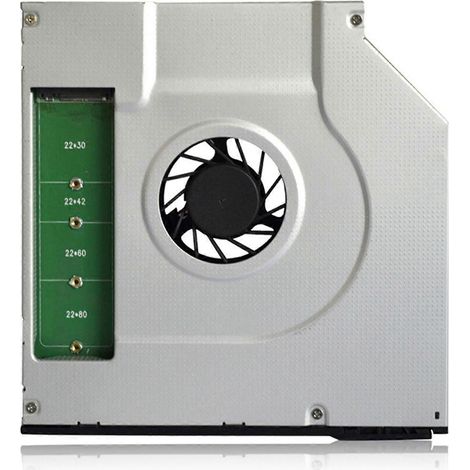 Adaptateur universel pour disque dur SSD/HDD SATA 9,5 mm vers SATA (2e emplacement) (1/5)