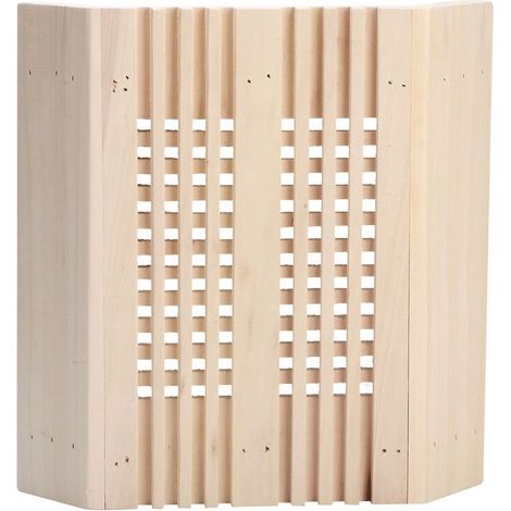 Abat-jour de sauna, abat-jour carré en bois, accessoire de sauna, lampe de sauna, housse de lampe de sauna, kit d'éclairage pour sauna, chambre à vapeur (1/4)