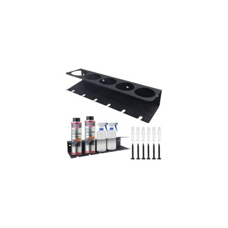 Lntyq Étagère pour Bouteilles Pulvérisateurs: Support Mural pour Flacons Pulvérisateurs, Support de Bombe Aérosol Multifonctionnel, Support de Rangement pour Bombes Aérosols