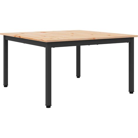 Maison Exclusive - Tavolino da salotto Naturale 80 x 80 x 45 cm Pino massello