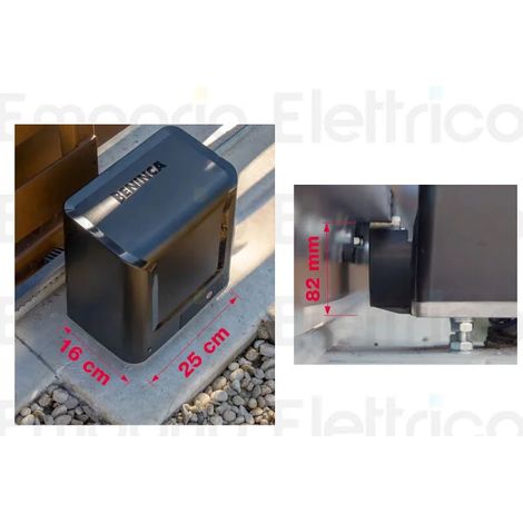 beninca kit d'automatisation pour portails coulissants 24vdc kwolf624 5in 959008247 (1/3)