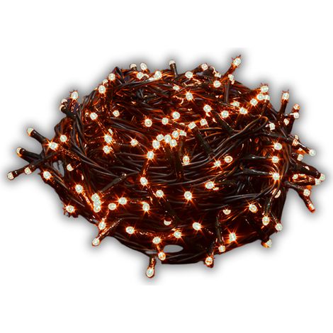 Luci catena lineare per natale 180 Led con controller regolazione intensità - Luce calda (1/4)