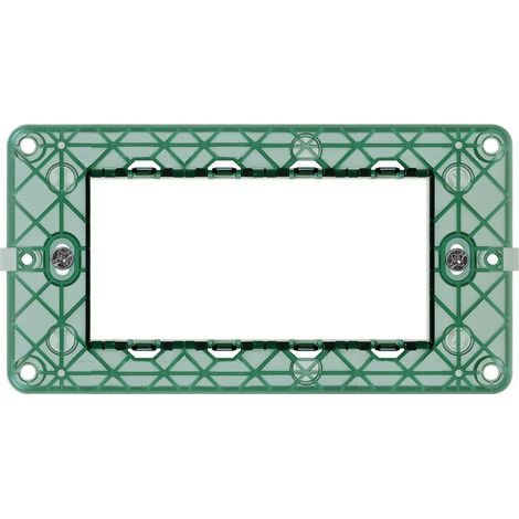 Supporto 2 3 4 7 posti compatibile vimar plana 4 Posti