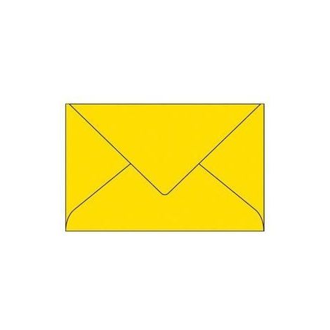 Enveloppes - CLAIREFONTAINE - POLLEN - Paquet de 20 - 90x140mm - Jaune soleil