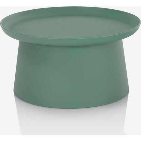 Tavolino da salotto in polipropilene rotondo Talik B - Verde