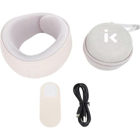 Nackenstütze mit USB-Ladefunktion, Memory-Schaumstoff, Vibrationsalarm und komfortablem, integriertem 500-mAh-Akku für Zuhause (1/4)