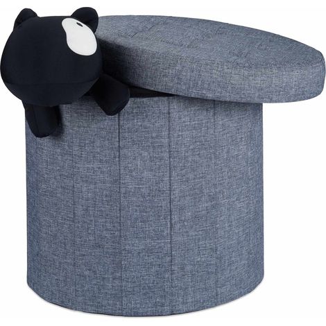 Hocker mit stauraum groe l rund 883113 (1/5)