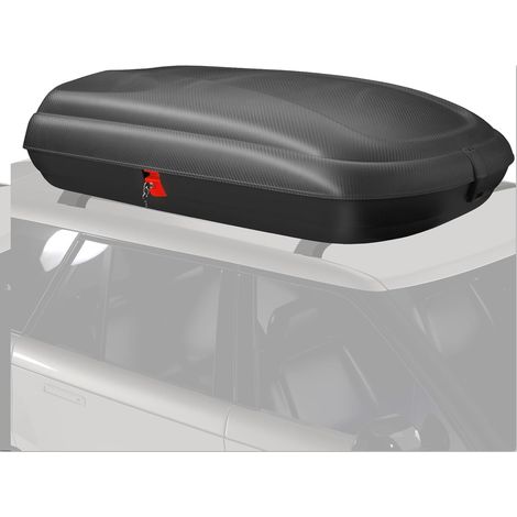 Costway – Coffre de toit rigide pour voiture – Grande capacité 75 kg – Ouverture double face – Étanche – Installation sans outil – Compatible barres transversales