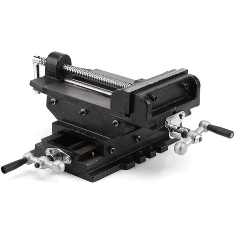 Étau Établi 2 Axes à Croix, Pince de Banc d'Atelier à Glissière Croisée, Perceuse à Tarauder, Table Croisée, Machine 6 Pouces 150mm (1/5)