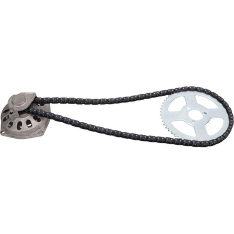 Boîte de vitesses 6 vitesses Cloche d'embrayage T8F Chaîne Pignon 54 dents Pour 43cc 49cc PIT Quad Moto Cross ATV (1/5)