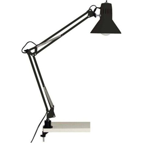 Brilliant lampe, lampe de bureau Hobby noir, métal, 1x A60, E27, 40W, lampes normales (non incluses), A ++ (1/2)