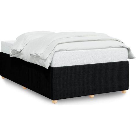 Maison Exclusive - Giroletto senza Materasso Nero 120x190 cm in Tessuto (1/5)