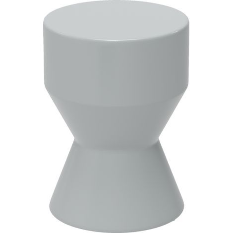 AMXCNOY Tabouret en céramique, supportant jusqu'à 120 kg, Ø 33 x 45,5 cm, résistant aux intempéries, tabouret de jardin en forme de sablier, tabouret à fleurs, repose-pieds pour le camping, le jardin, (1/5)