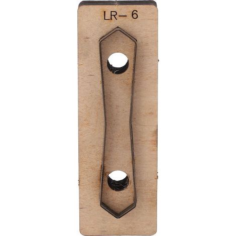 Matrice de découpe en métal et cuir, bricolage, estampage, poinçonnage, moule de découpe, en acier allié, accessoires d'artisanat d'art LR 6 (1/5)