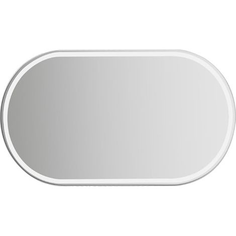 Miroir pare-soleil voiture ovale auto-adhésif, miroir courtoisie intérieur pour maquillage
