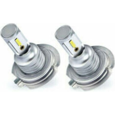 Ampoule H7 LED, 1000 LM 6000K Blanc Extrêmement Brillant Phare LED, IP68 Étanche Tout-en-un Kit de Conversion Plug and Play，2 H7 Ampoule 13Treize